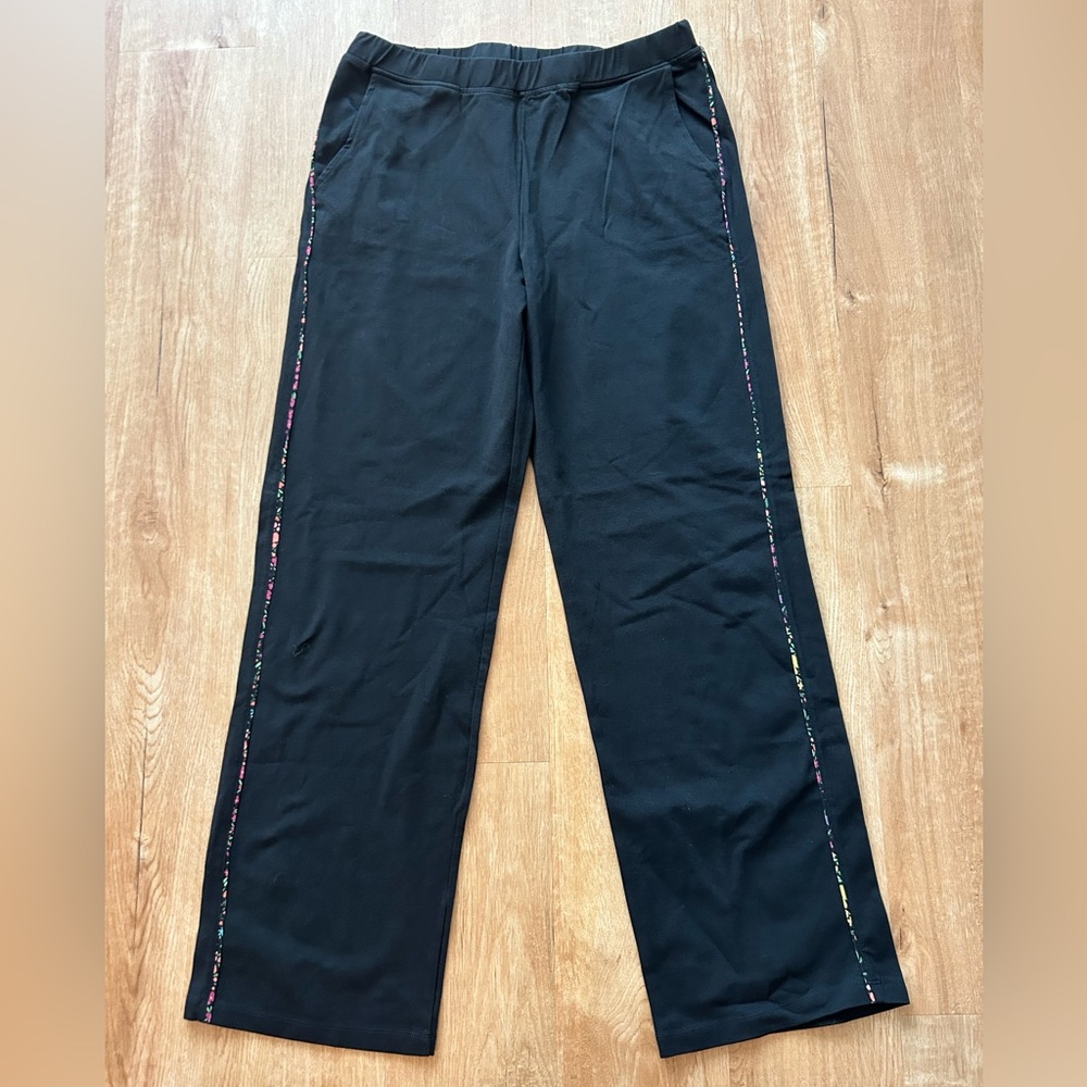Saint And Sofia Wide Black Pants